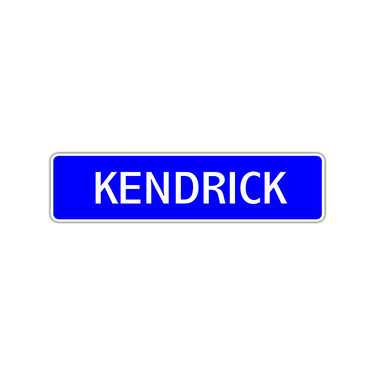 Kendrick Street Sign Children Name Room Plate
