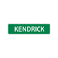 Kendrick Street Sign Children Name Room Plate
