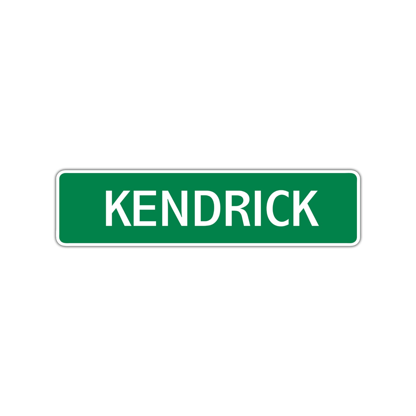 Kendrick Street Sign Children Name Room Plate