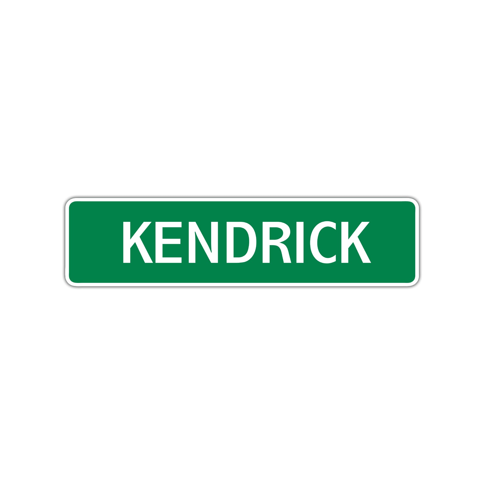 Kendrick Street Sign Children Name Room Plate