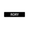 Rory Street Sign Children Name Room Plate