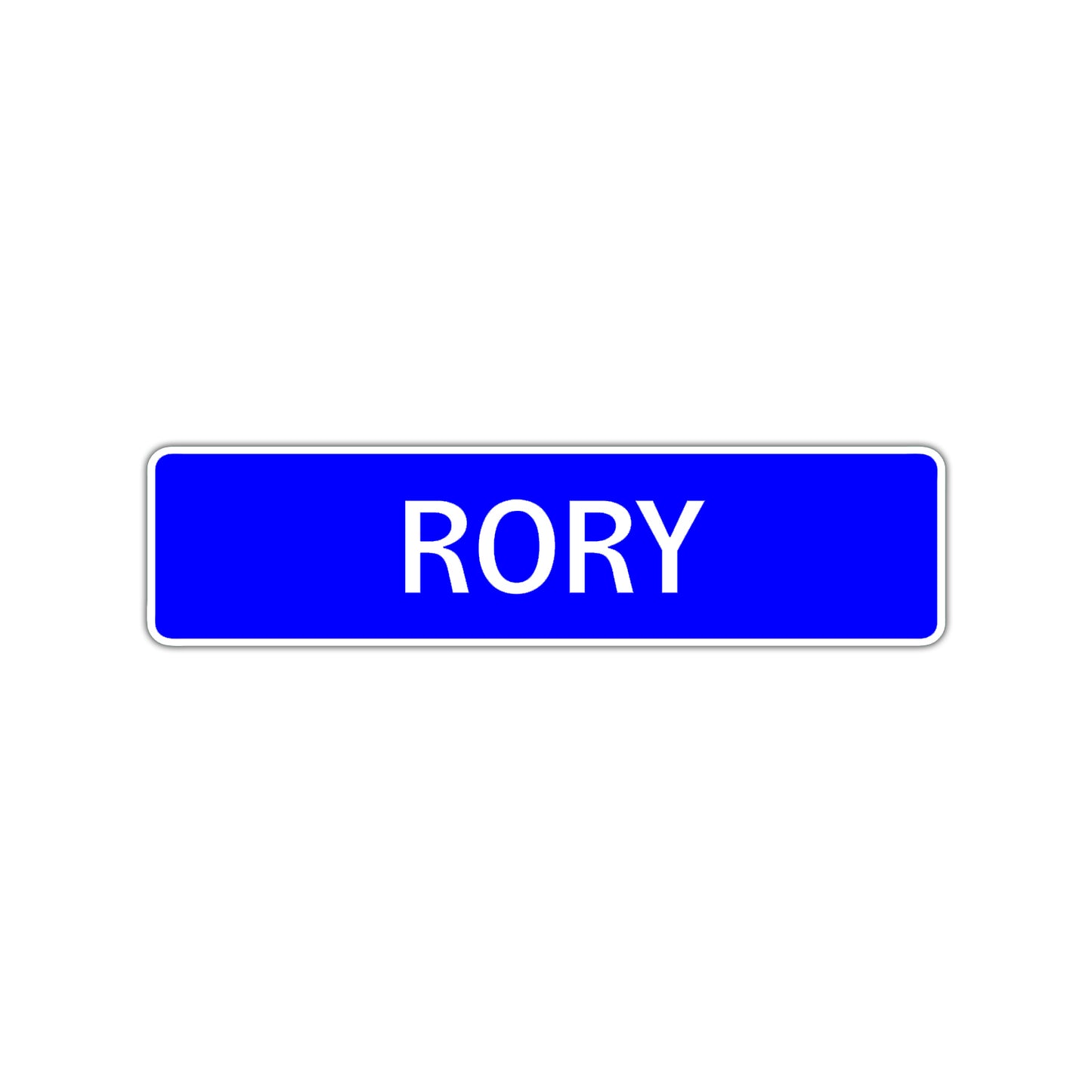 Rory Street Sign Children Name Room Plate