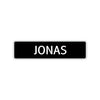 Jonas Street Sign Children Name Room Plate