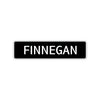 Finnegan Street Sign Children Name Room Plate
