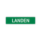 Landen Street Sign Children Name Room Plate
