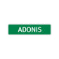 Adonis Street Sign Children Name Room Plate