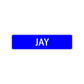 Jay Street Sign Children Name Room Plate