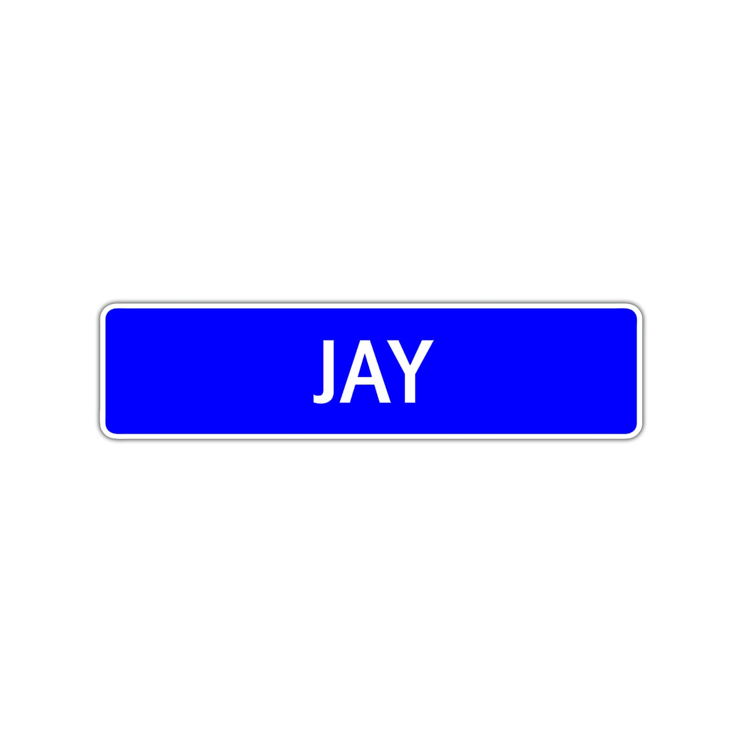 Jay Street Sign Children Name Room Plate