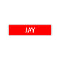 Jay Street Sign Children Name Room Plate
