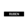 Ruben Street Sign Children Name Room Plate