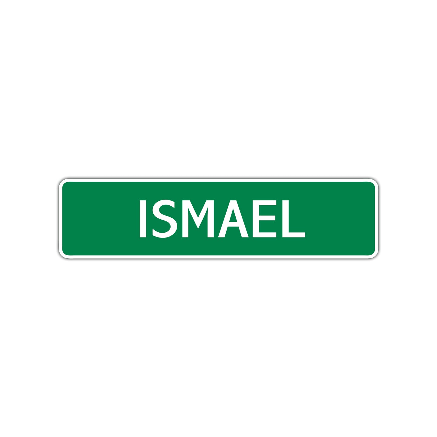 Ismael Street Sign Children Name Room Plate