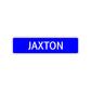 Jaxton Street Sign Children Name Room Plate