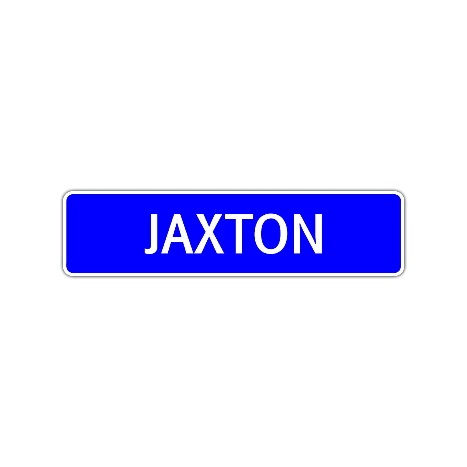 Jaxton Street Sign Children Name Room Plate