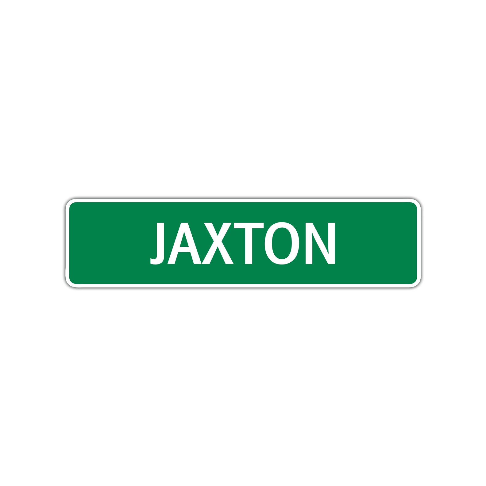 Jaxton Street Sign Children Name Room Plate