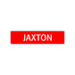 Jaxton Street Sign Children Name Room Plate