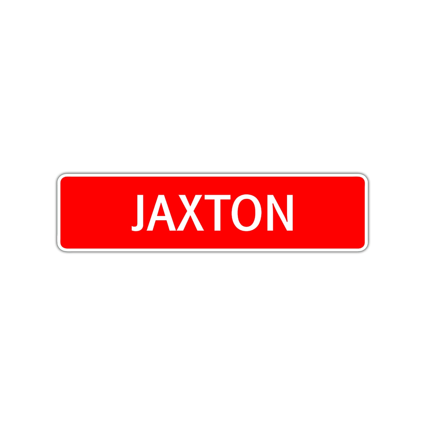 Jaxton Street Sign Children Name Room Plate