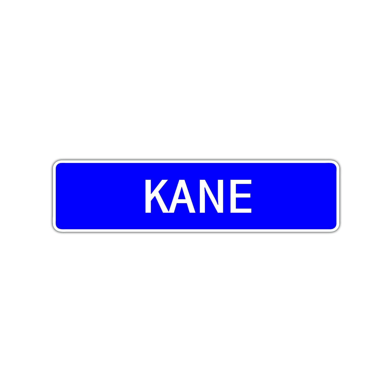Kane Street Sign Children Name Room Plate