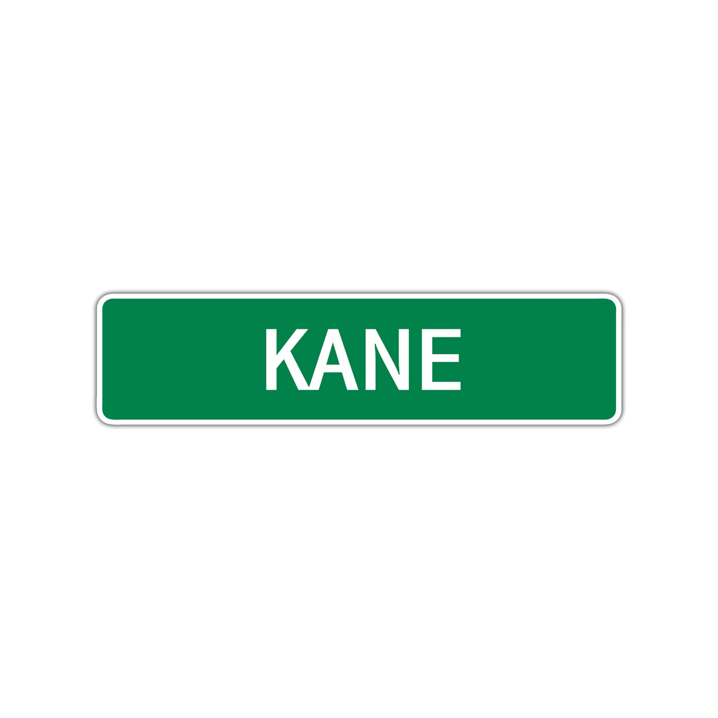 Kane Street Sign Children Name Room Plate