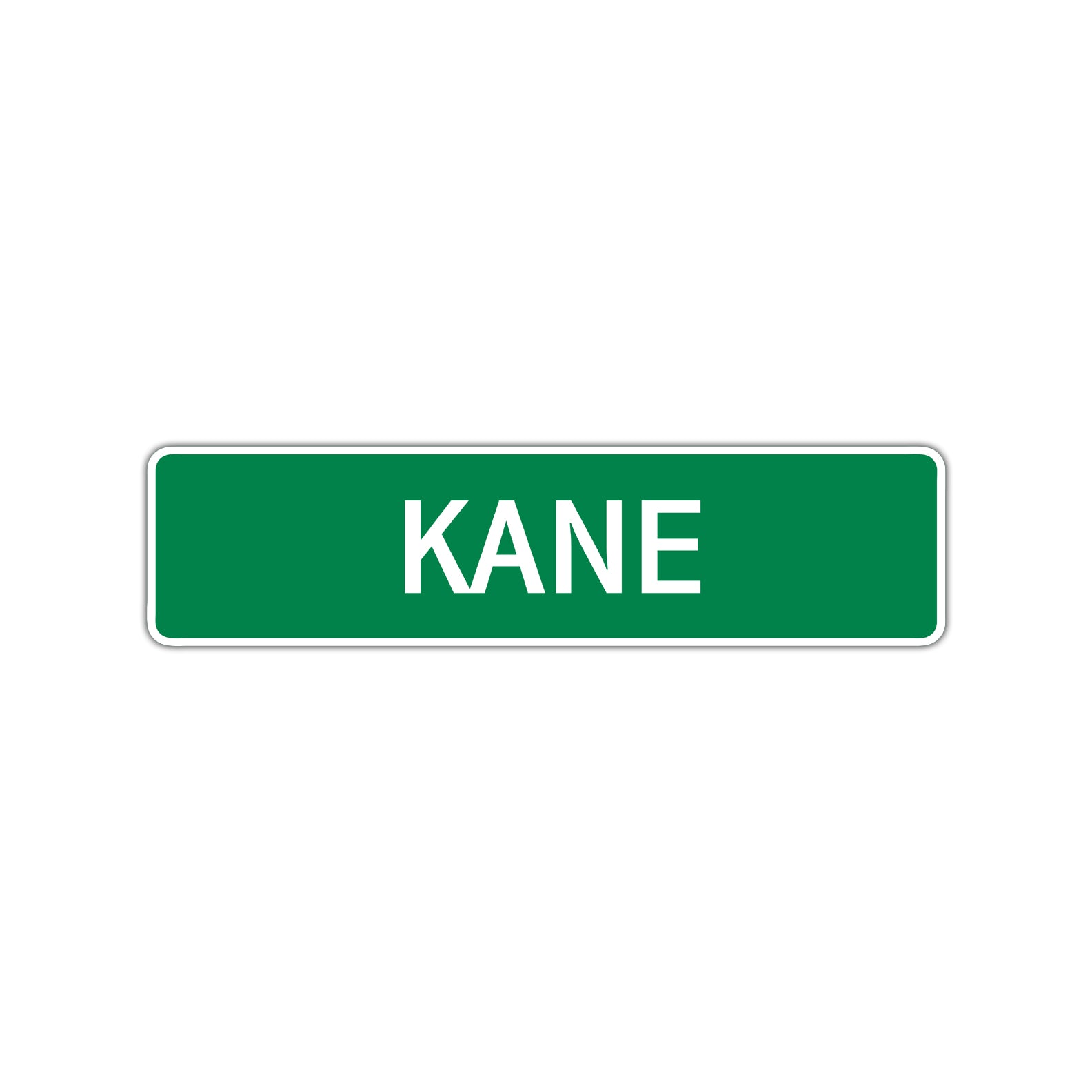 Kane Street Sign Children Name Room Plate