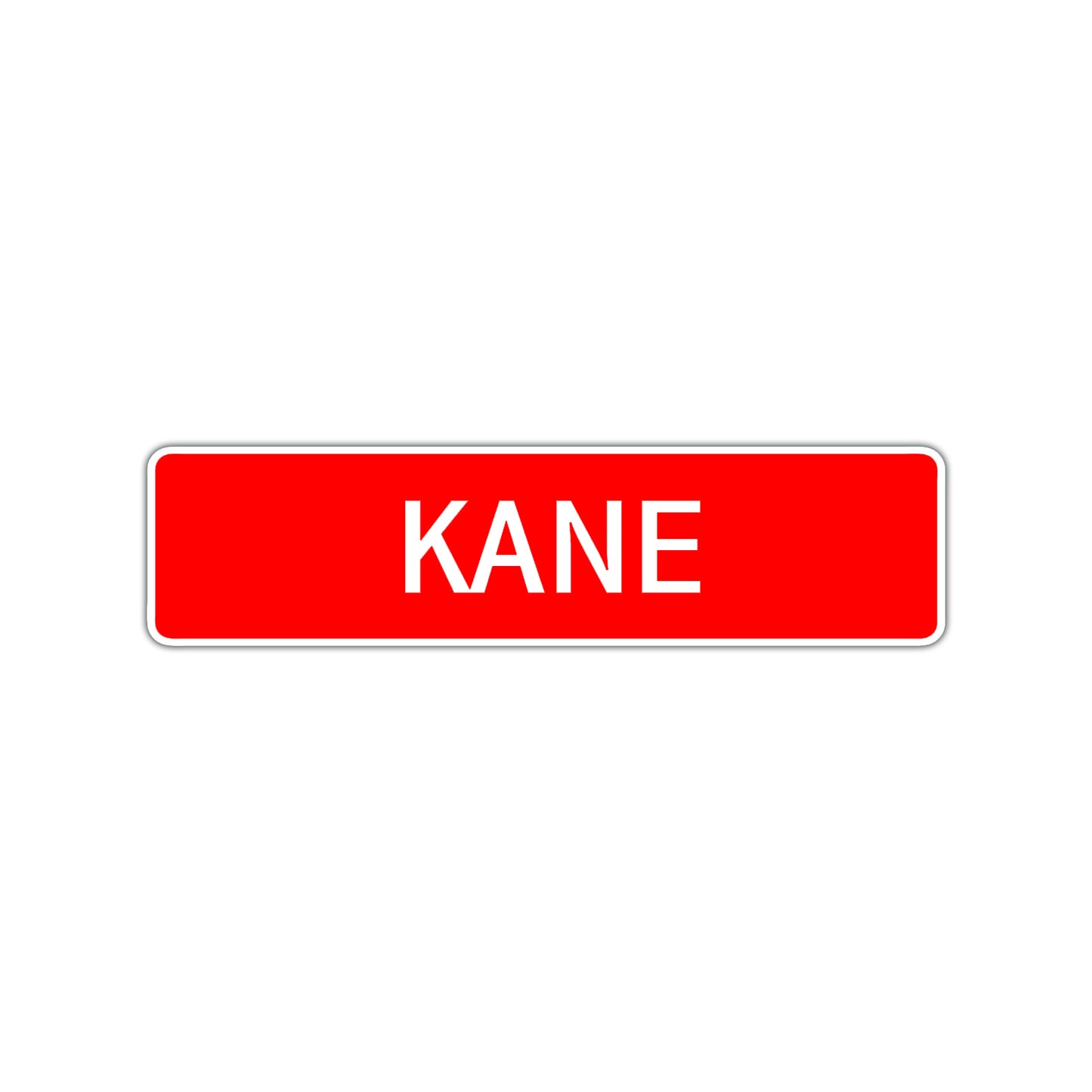 Kane Street Sign Children Name Room Plate