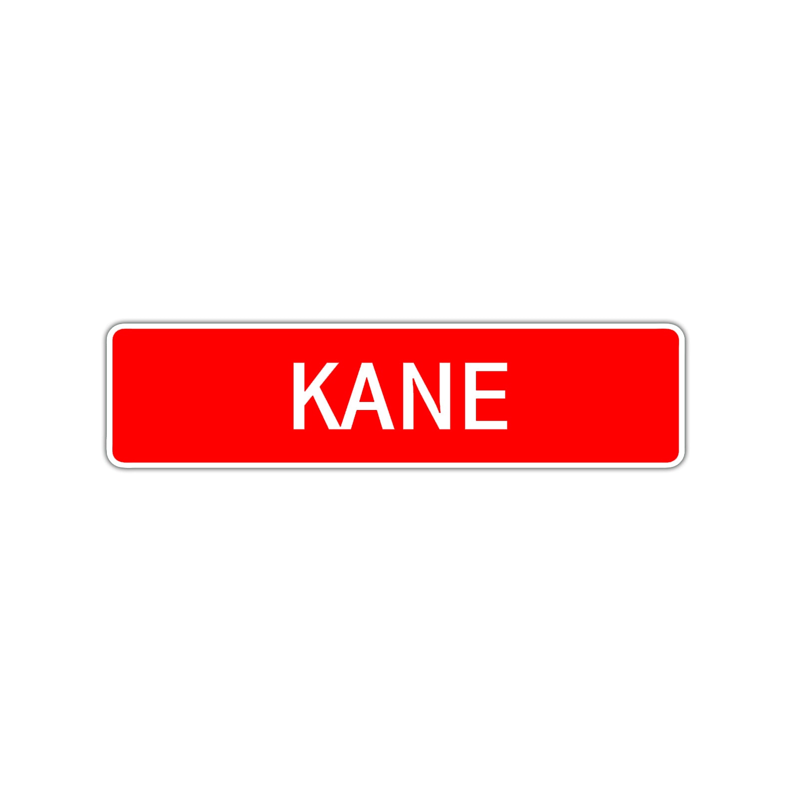 Kane Street Sign Children Name Room Plate