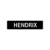 Hendrix Street Sign Children Name Room Plate