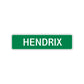 Hendrix Street Sign Children Name Room Plate