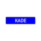 Kade Street Sign Children Name Room Plate