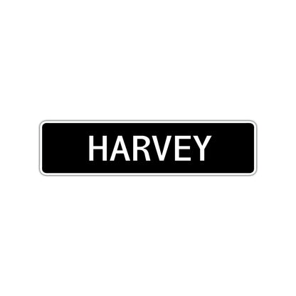 Harvey Street Sign Children Name Room Plate
