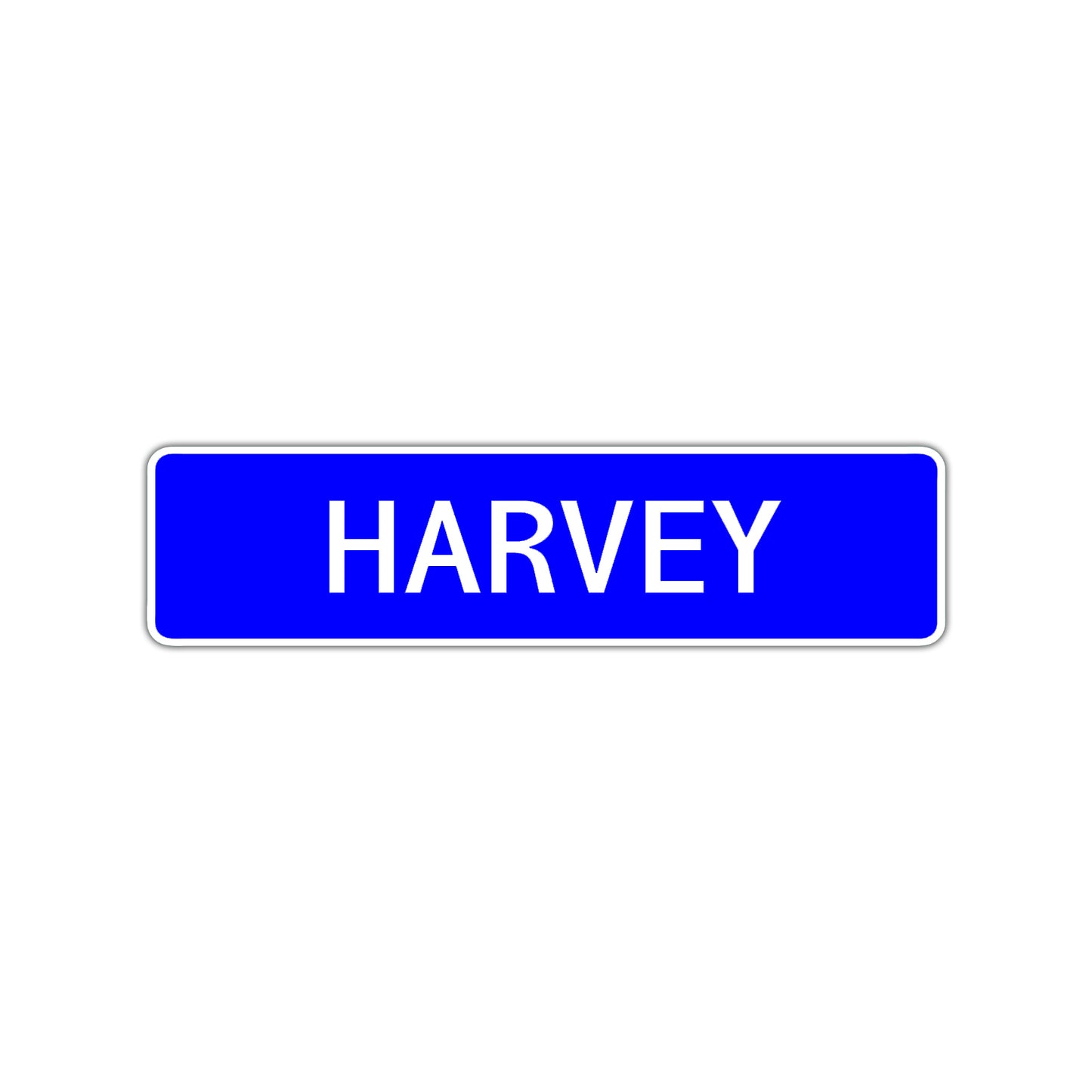 Harvey Street Sign Children Name Room Plate