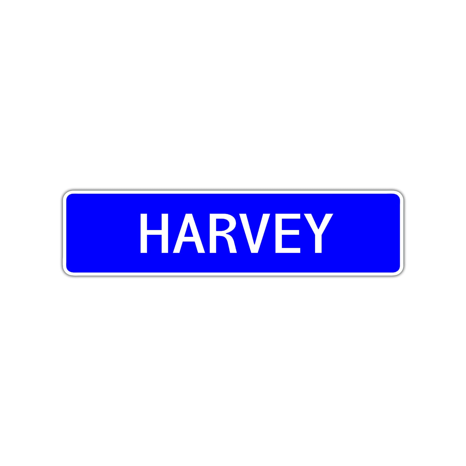 Harvey Street Sign Children Name Room Plate