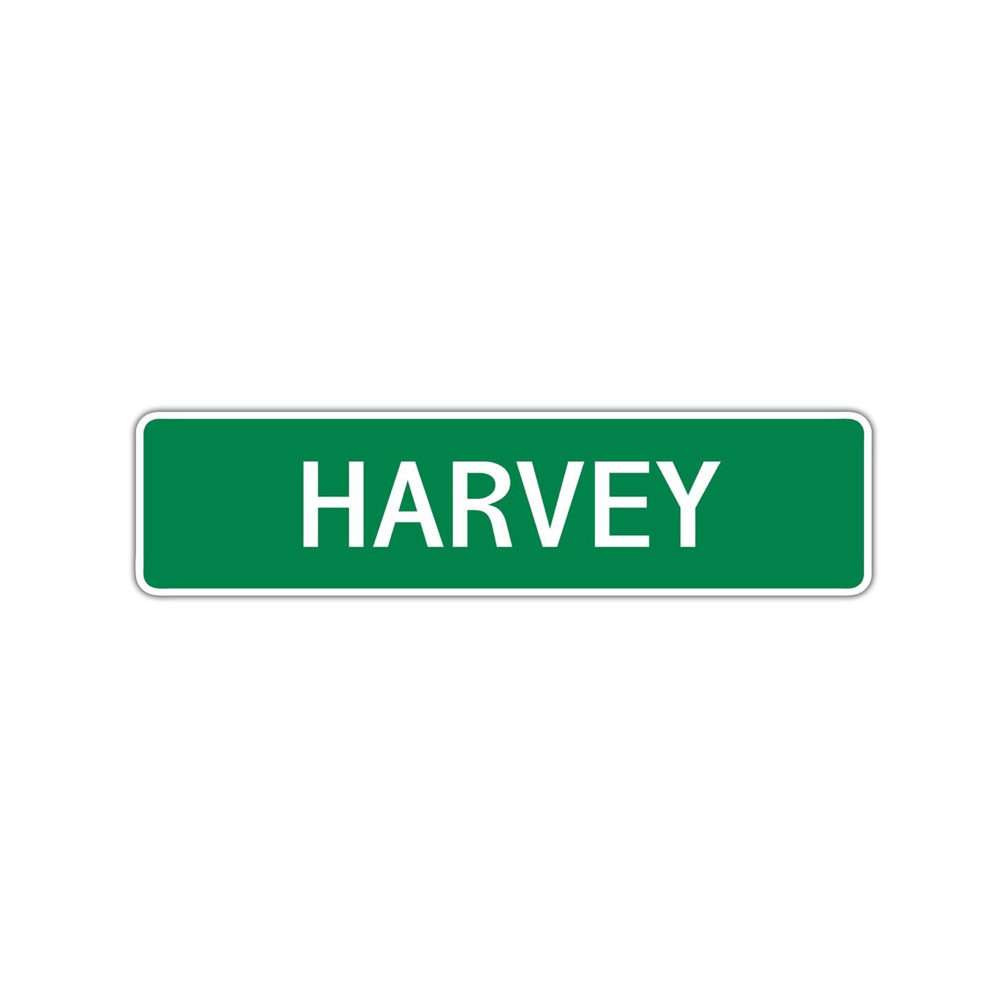 Harvey Street Sign Children Name Room Plate
