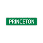Princeton Street Sign Children Name Room Plate