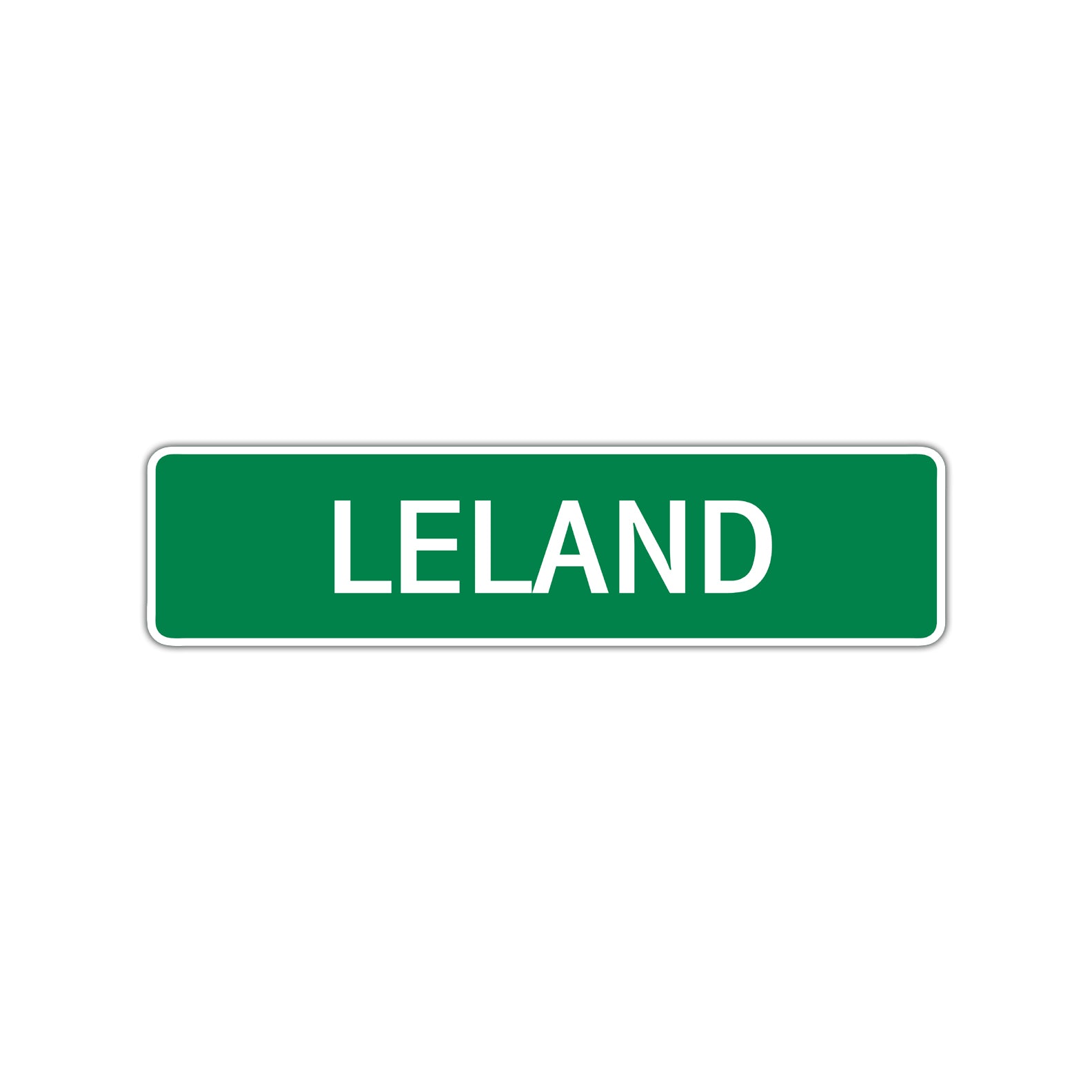 Leland Street Sign Children Name Room Plate