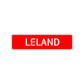 Leland Street Sign Children Name Room Plate