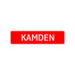 Kamden Street Sign Children Name Room Plate