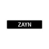 Zayn Street Sign Children Name Room Plate