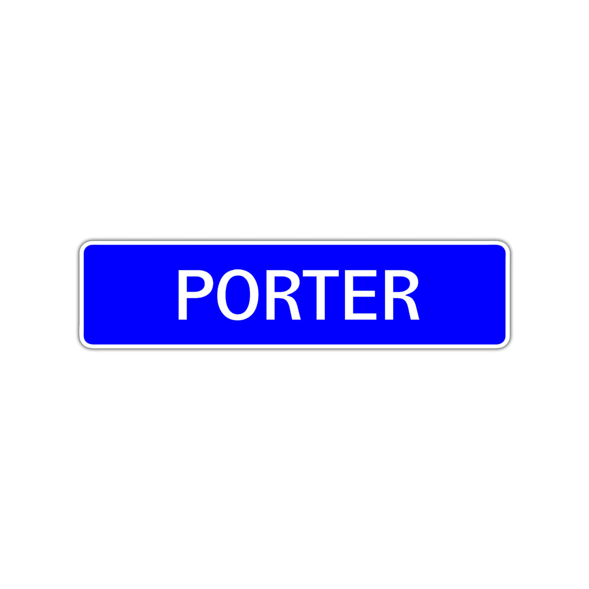 Portum Sign Porter Street Sign Children Name Room Plate – Sign Fever