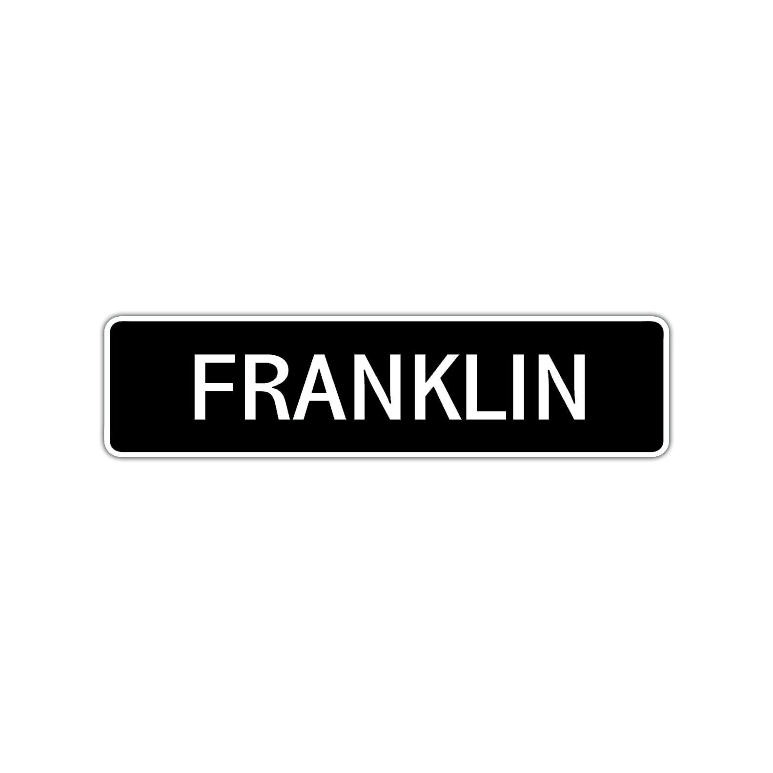Franklin Street Sign Children Name Room Plate