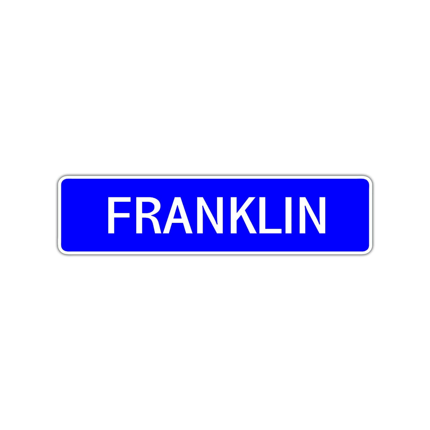 Franklin Street Sign Children Name Room Plate