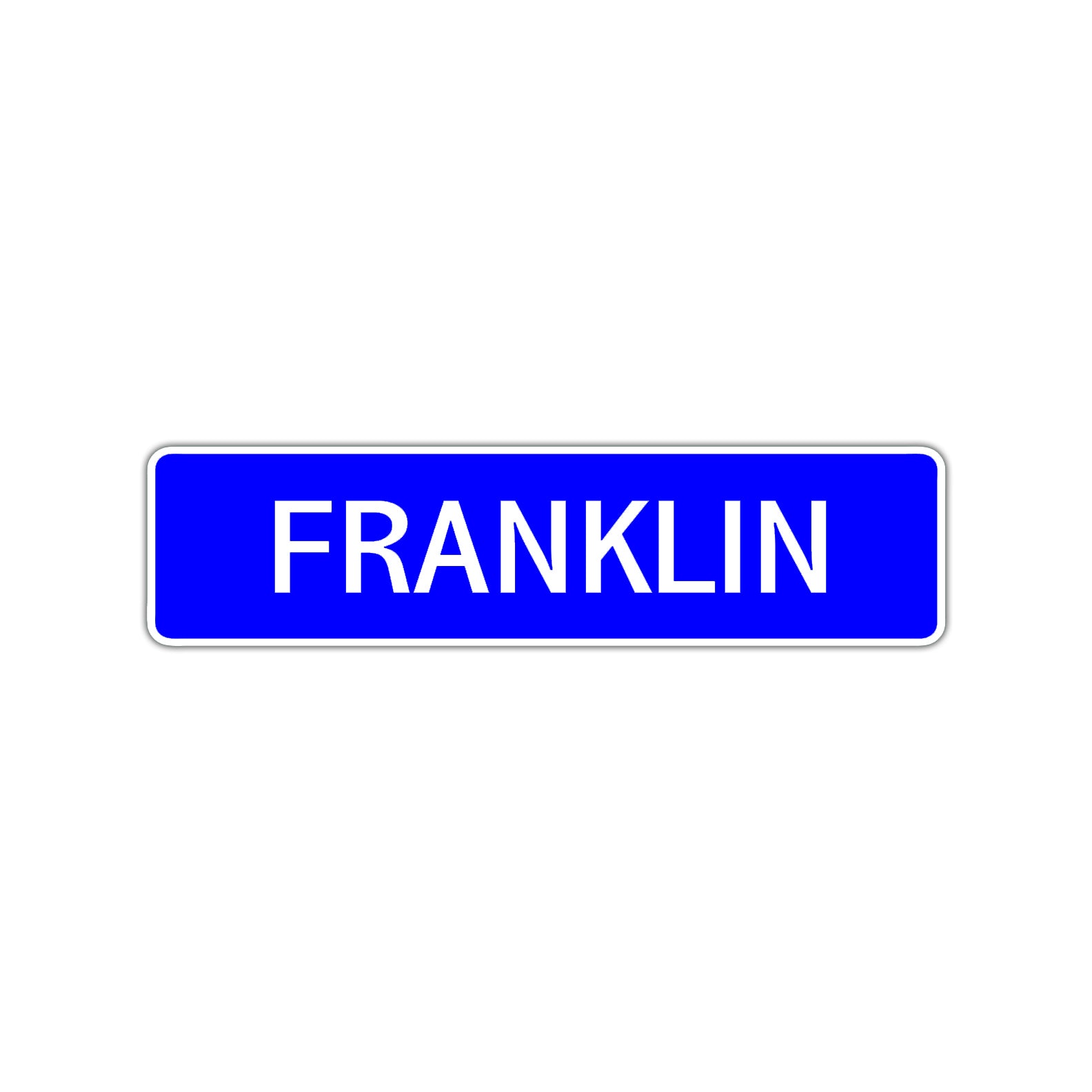 Franklin Street Sign Children Name Room Plate