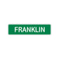 Franklin Street Sign Children Name Room Plate