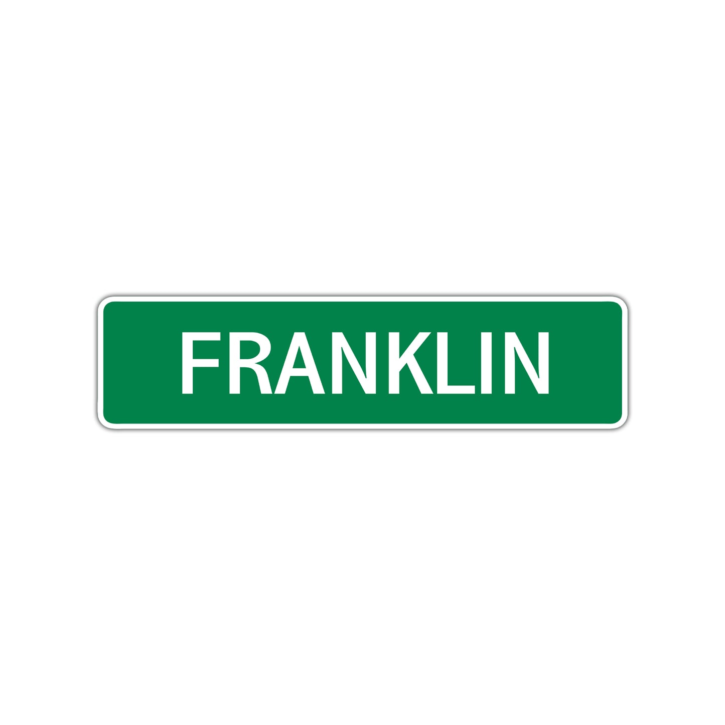 Franklin Street Sign Children Name Room Plate