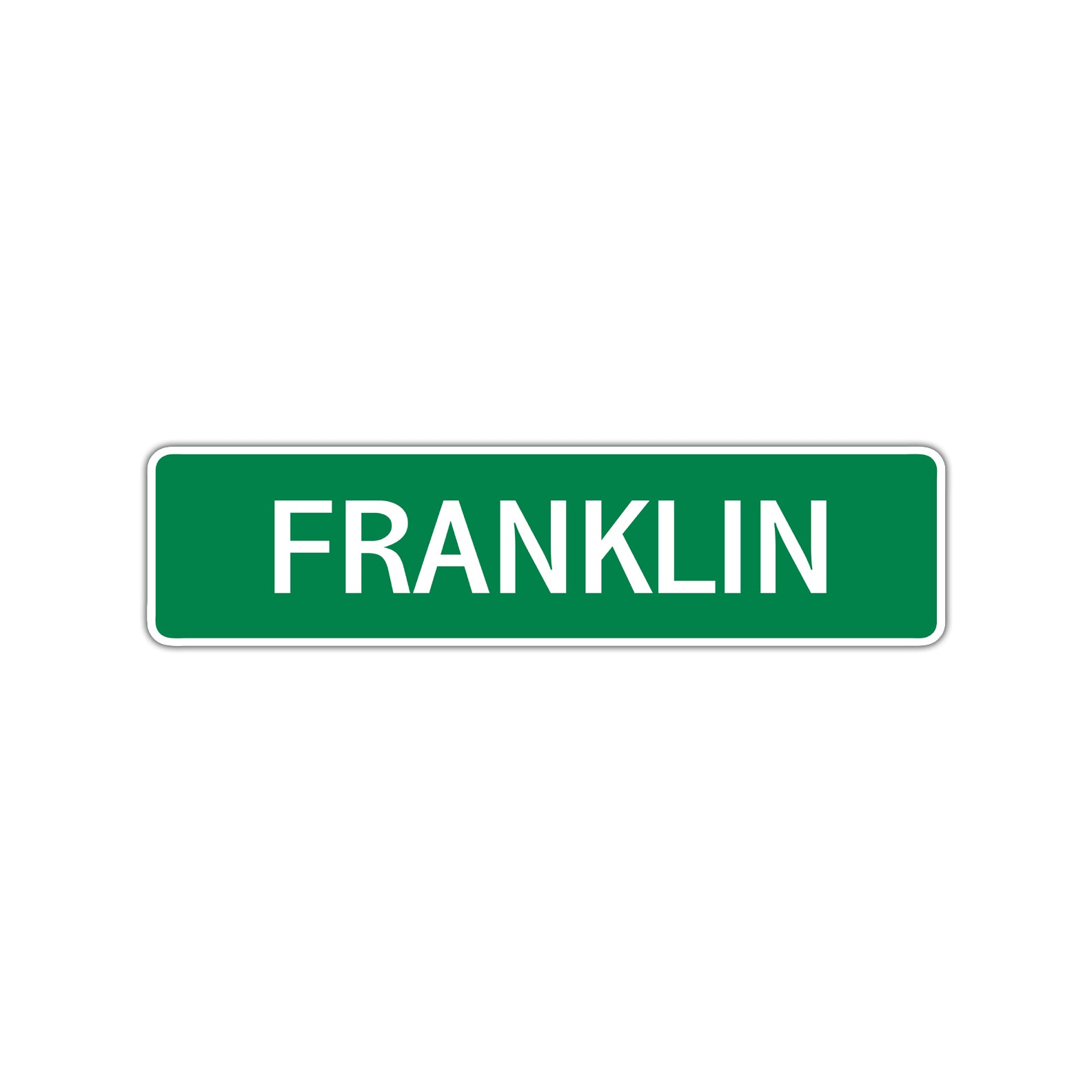 Franklin Street Sign Children Name Room Plate