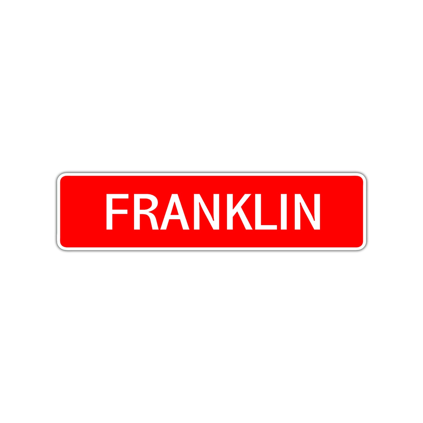 Franklin Street Sign Children Name Room Plate