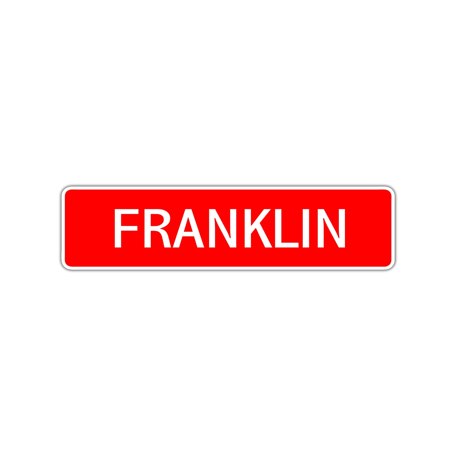 Franklin Street Sign Children Name Room Plate