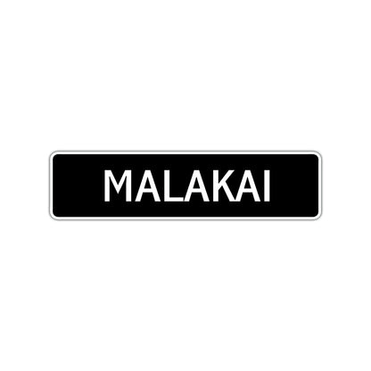 Malakai Street Sign Children Name Room Plate