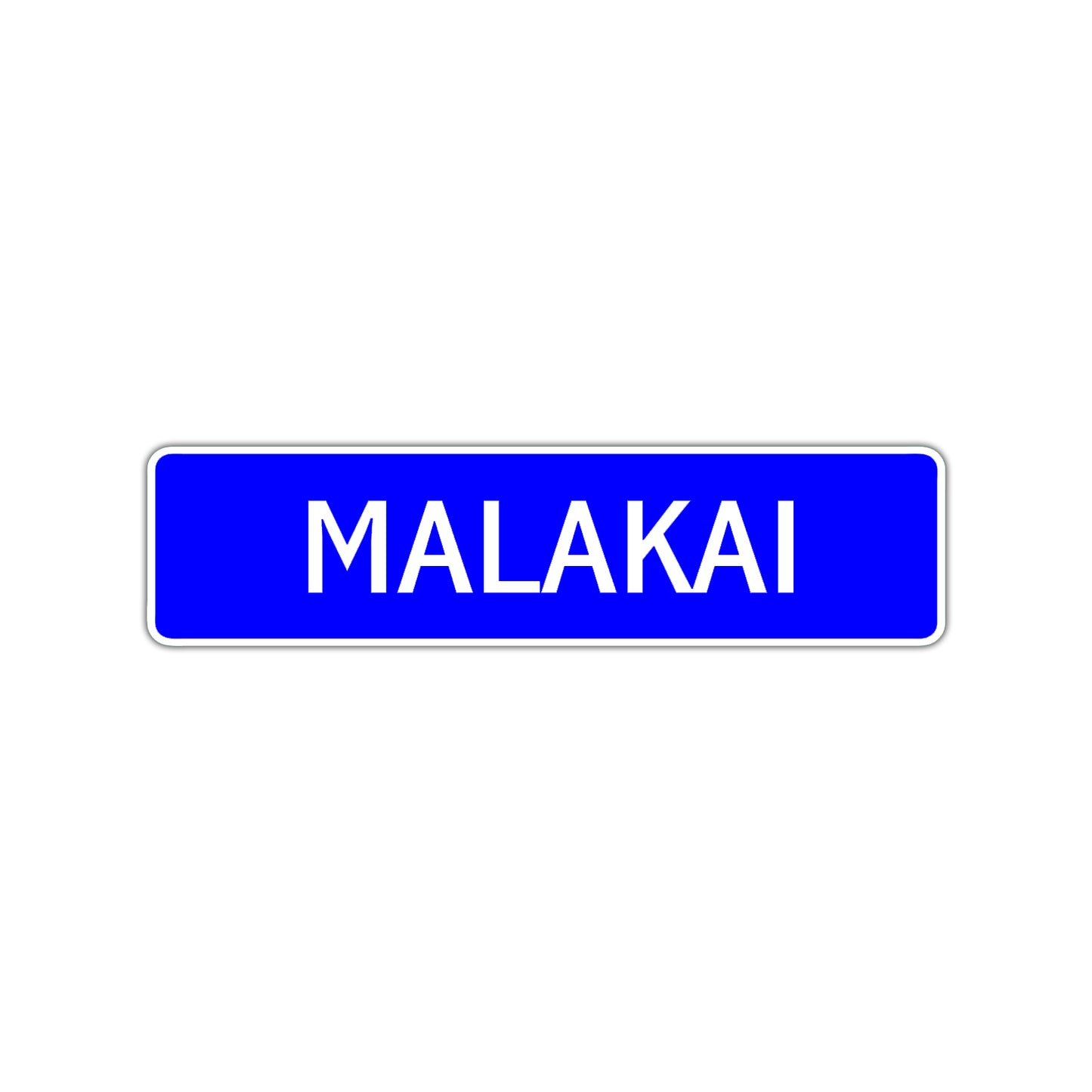 Malakai Street Sign Children Name Room Plate