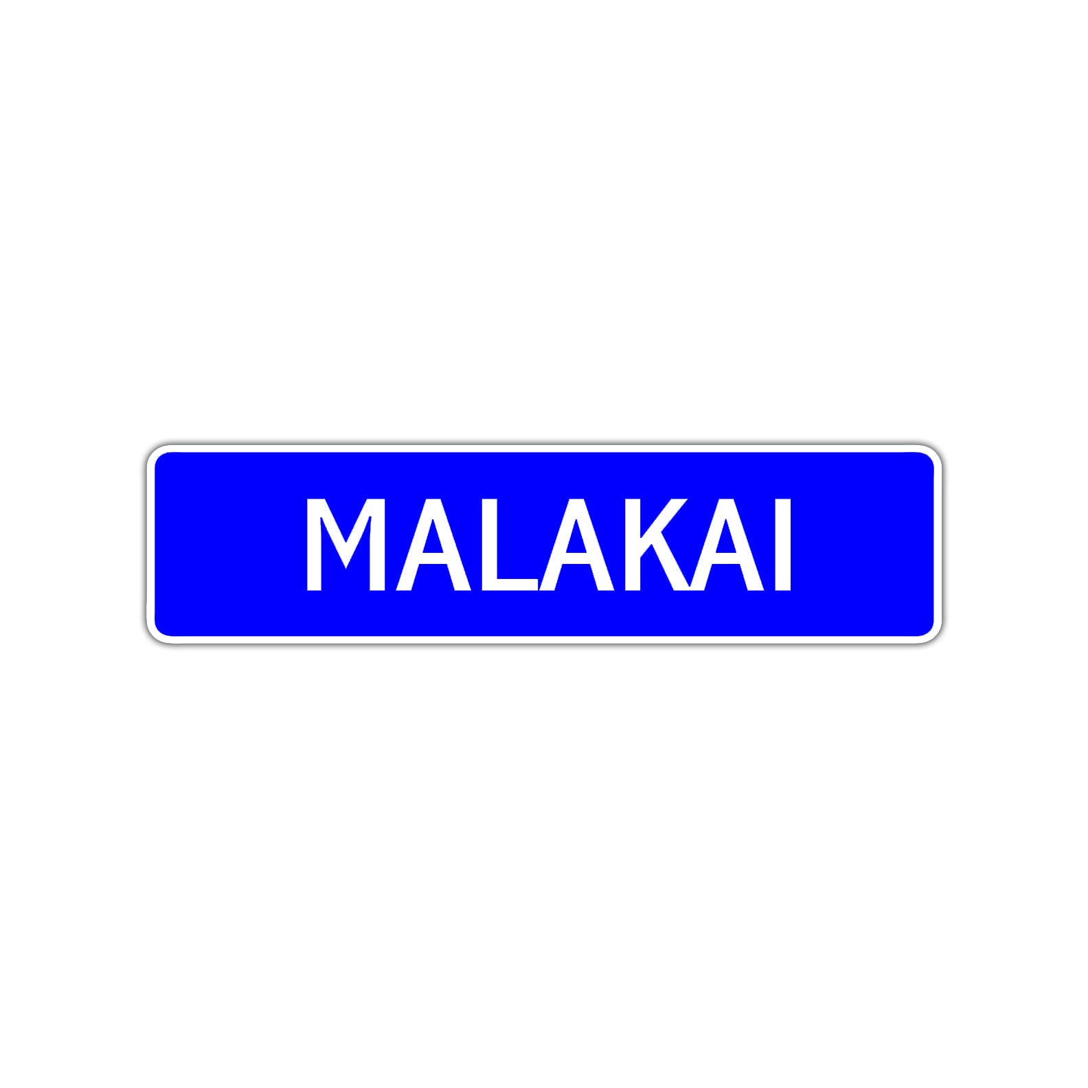Malakai Street Sign Children Name Room Plate