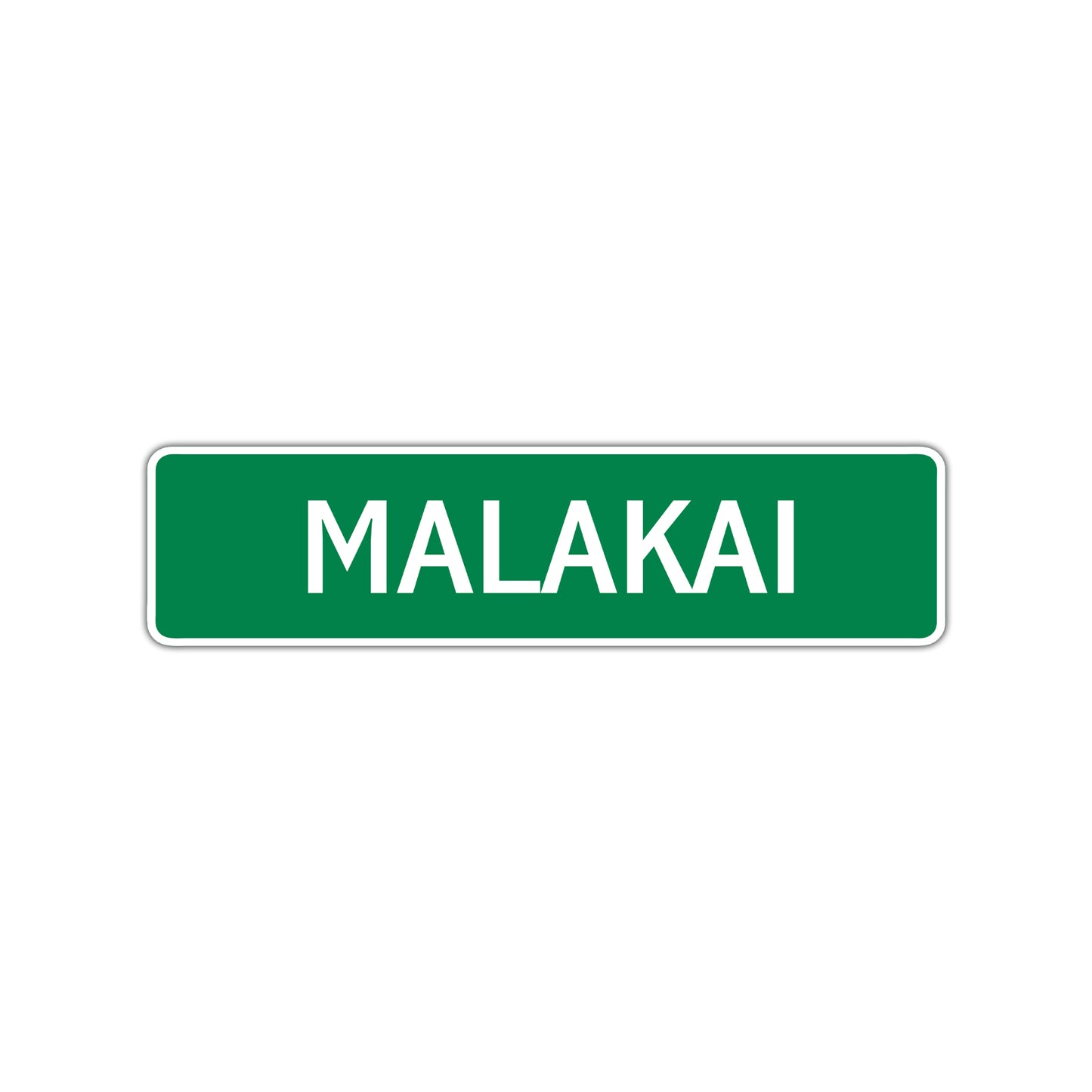 Malakai Street Sign Children Name Room Plate